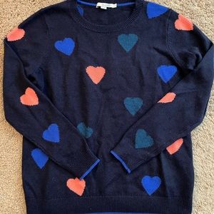 Boden Wool Blend Heart Sweater